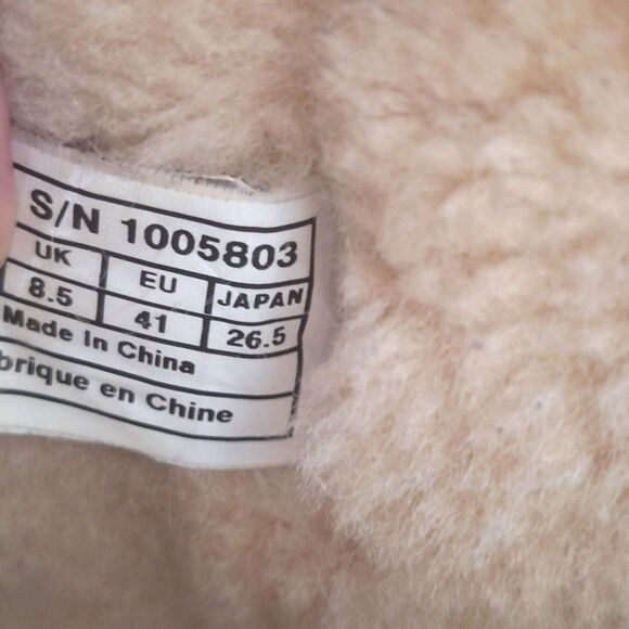 Ugg Carter Mid Calf Boots Carter Chestnut 1005803 Camel Tan Genuine Sheepskin 10 - Picture 6 of 16